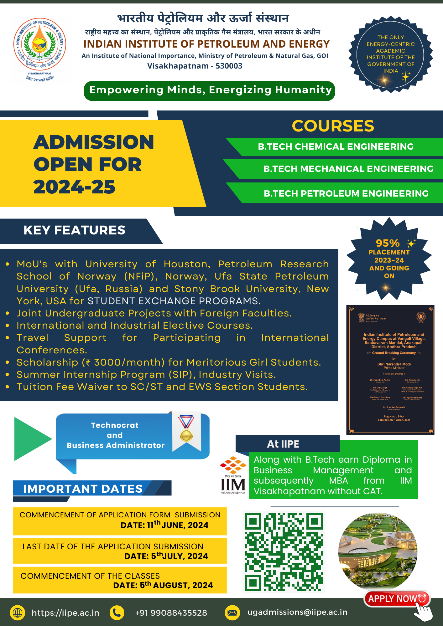 B. Tech Admission Flyer